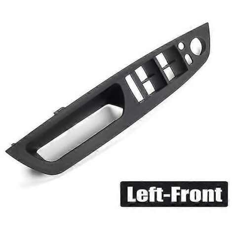 Poignée de porte intérieure gauche/droite côté passager - Garniture de remplacement pour BMW X5 X6 E70 E71 E72 2007-2013 - Poignées de porte intérieures - Panneau noir