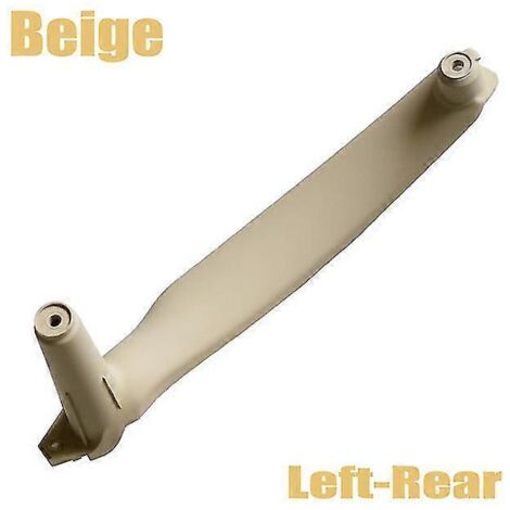 Poignée de porte intérieure gauche/droite en fibre de carbone pour BMW E70 E71 E72 X5 X6 (2007-2013) - Beige - Arrière