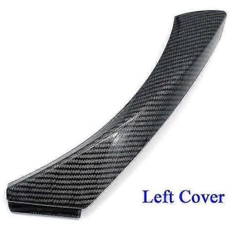 Poignée de porte intérieure gauche en fibre de carbone avec cache, neuve, compatible avec BMW Série 3 E90, E91, E92, 316, 318, 320, 325 et 328i.