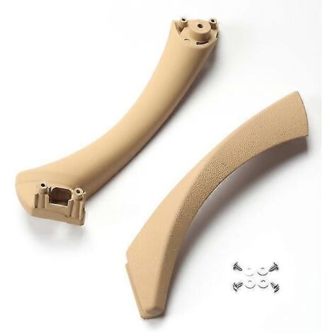 Poignée de porte intérieure pour BMW Série 3 318 320 325 330 E90 E91 (2004-2012) - Couleurs : gris, beige, noir (côté droit)
