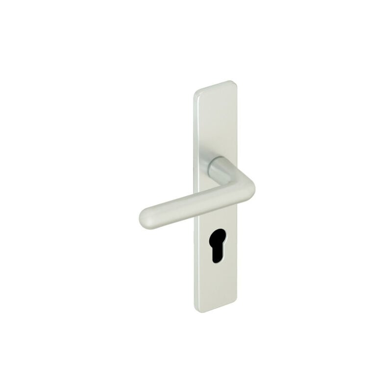 Poignée de porte intérieure sur plaque GOLF - Clé I Argent 42 95 mm Argent 220 mm 42