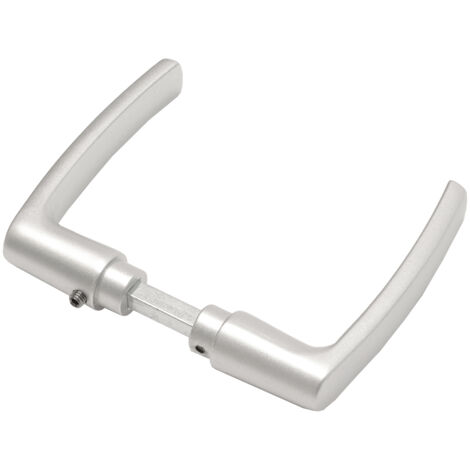 Poignée de porte modèle bloc en aluminium - Par set
