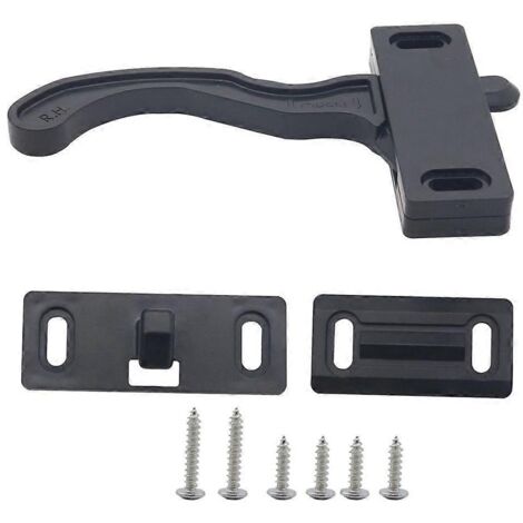 Poignée de porte moustiquaire droite pour camping-car, caravane, VR, motorhome, loquet de remplacement robuste, accessoire de quincaillerie pour porte extérieure.