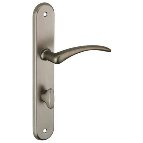 Poignée de porte Selen, alu nickel satiné, E195, à condamnation