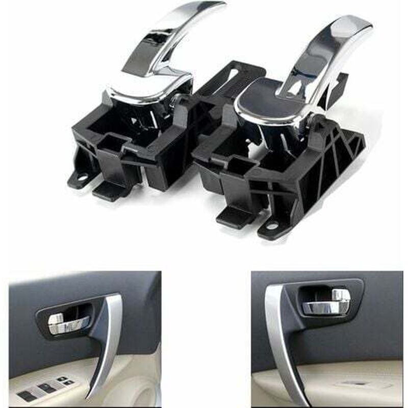 Gabrielle - Poignée de porte sur mesure pour Nissan Qashqai 2007-2013 gauche et droite 80671-JD00E 80670-JD00E (gauche + droite)