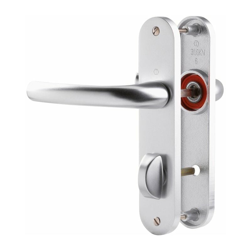 Poignée de porte intérieure - Tokyo Hoppe Et Cie Gris argent - Condamnation - 165 mm