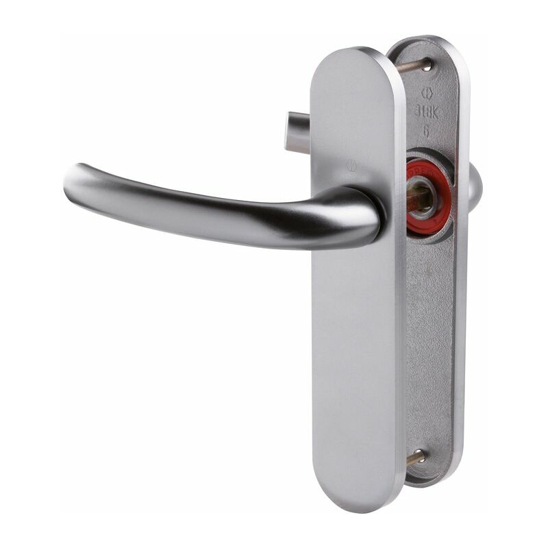 Poignée de porte intérieure - Tokyo Hoppe Et Cie Gris - Bec de cane - 165 mm