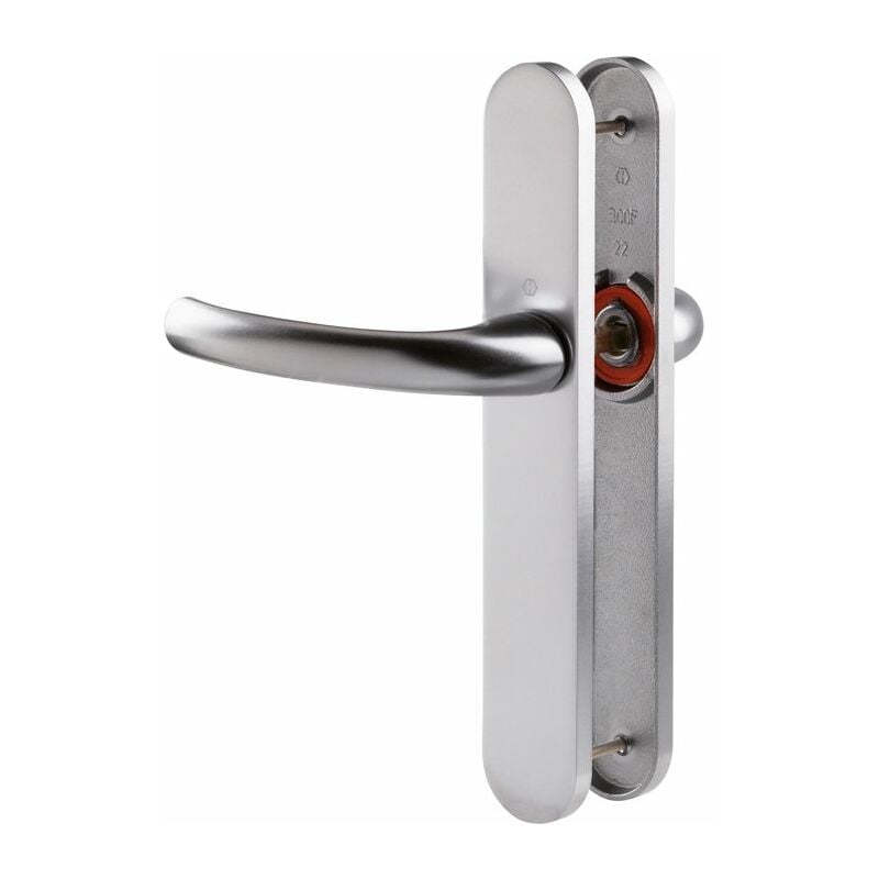 Poignée de porte intérieure - Tokyo Hoppe Et Cie Gris - Bec de cane - 195 mm