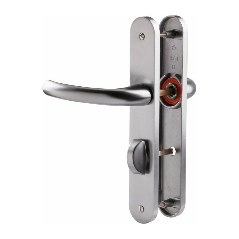 Poignée de porte intérieure - Tokyo - Hoppe Et Cie - Gris - Condamnation - 195 mm