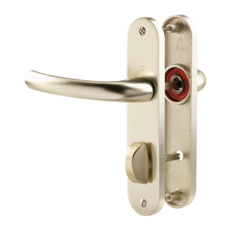 Poignée de porte intérieure - Tokyo Hoppe Et Cie Beige ivoire - Condamnation - 165 mm