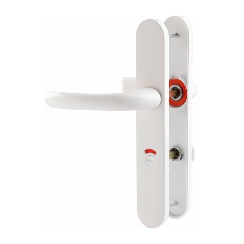 Hoppe Et Cie - Poignée de porte intérieure - Tokyo Blanc pur - Condamnation à voyant - 195 mm