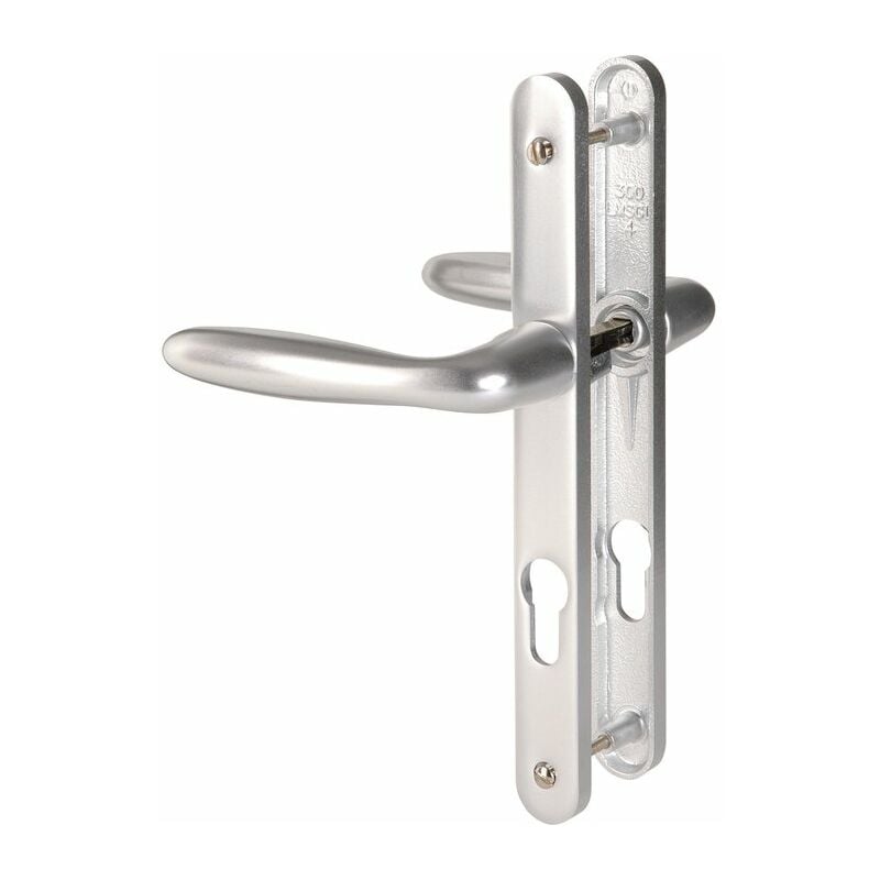 Poignée de porte fenêtre - Verona Hoppe Et Cie Gris argent - Clé i - 195 mm