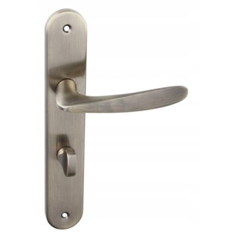Poignée de porte sur une longue plaque GOA Patine 72 mm
