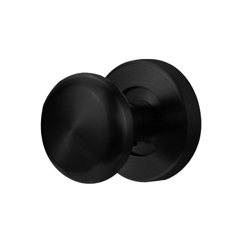 Sunxury - Poignée de porte tirer bouton rond pour armoire armoire (noir) 1 pièces