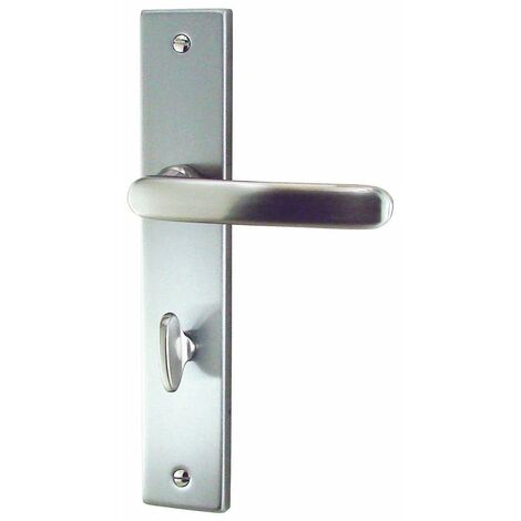 Poignée De Porte Zamak Satinée Biarritz Condamnation - Dt2000