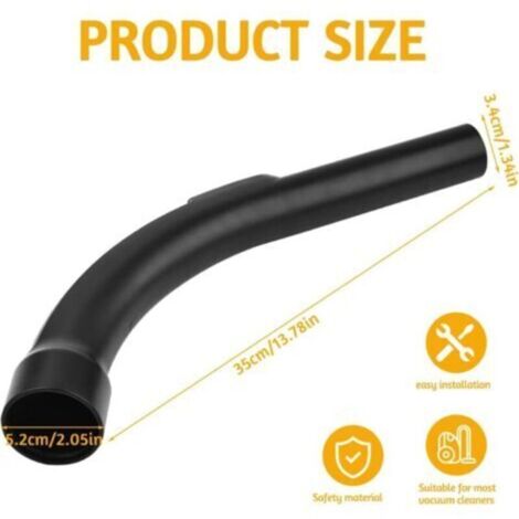 Poignée de rechange 35 mm pour aspirateur Miele C1/C3/S2-S8 – Plastique haute résistance