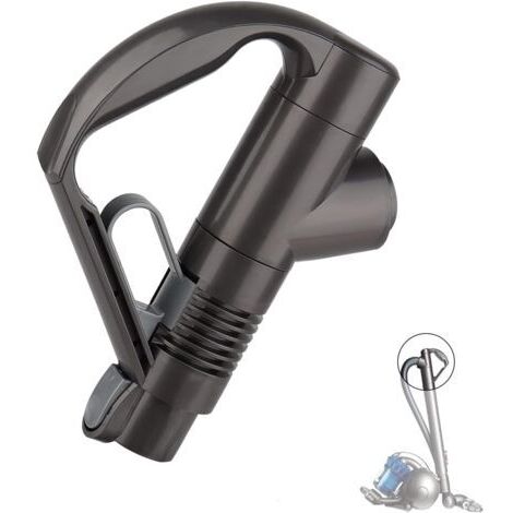 Poignée de Rechange Compatible Dyson DC19, DC23, DC26, DC29, DC32, DC36, DC37 - Accessoire de Remplacement (Gris)