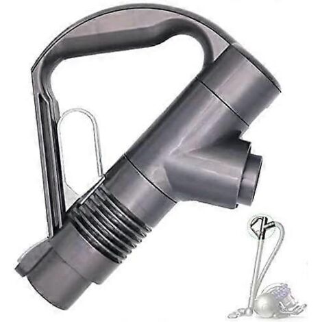Poignée de rechange pour aspirateurs Dyson DC19 DC23 DC26 DC29 DC32 DC36 DC37 (Gris/Titane)