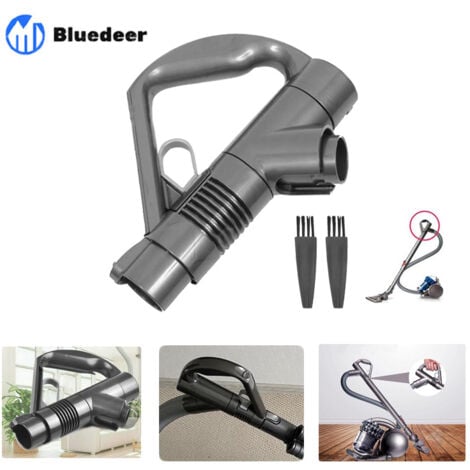 BLUEDEER Poignée de remplacement pour aspirateurs Dyson DC19 DC23 DC26 DC29 DC32 DC36 DC37 (gris/titane)