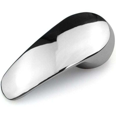 Poignée de robinet en alliage de zinc, remplacement de la barre de poignée de robinet de 40 mm, barre de poignée unique avec bouton de couleur chaude et froide