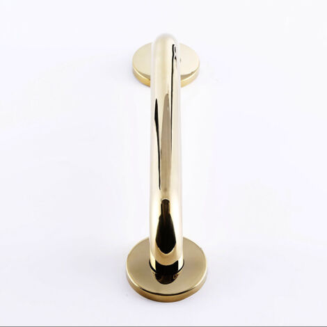 Poignée de sécurité dorée de 40 cm pour baignoire, WC et douche-AquaForge