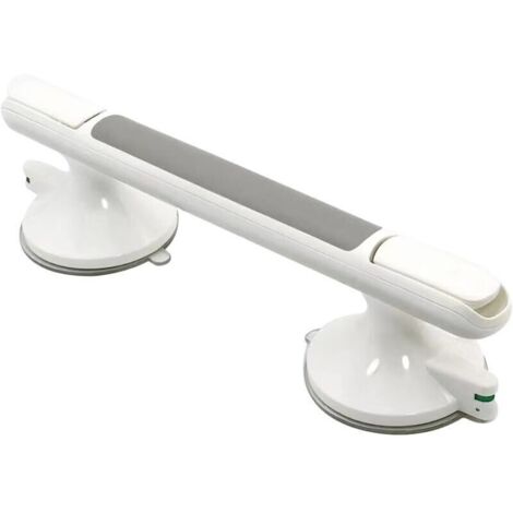 Poignée de sécurité pour douche sans perçage – Barre d’appui antidérapante de 30 cm avec ventouses ultra-robustes pour baignoire et salle de bain