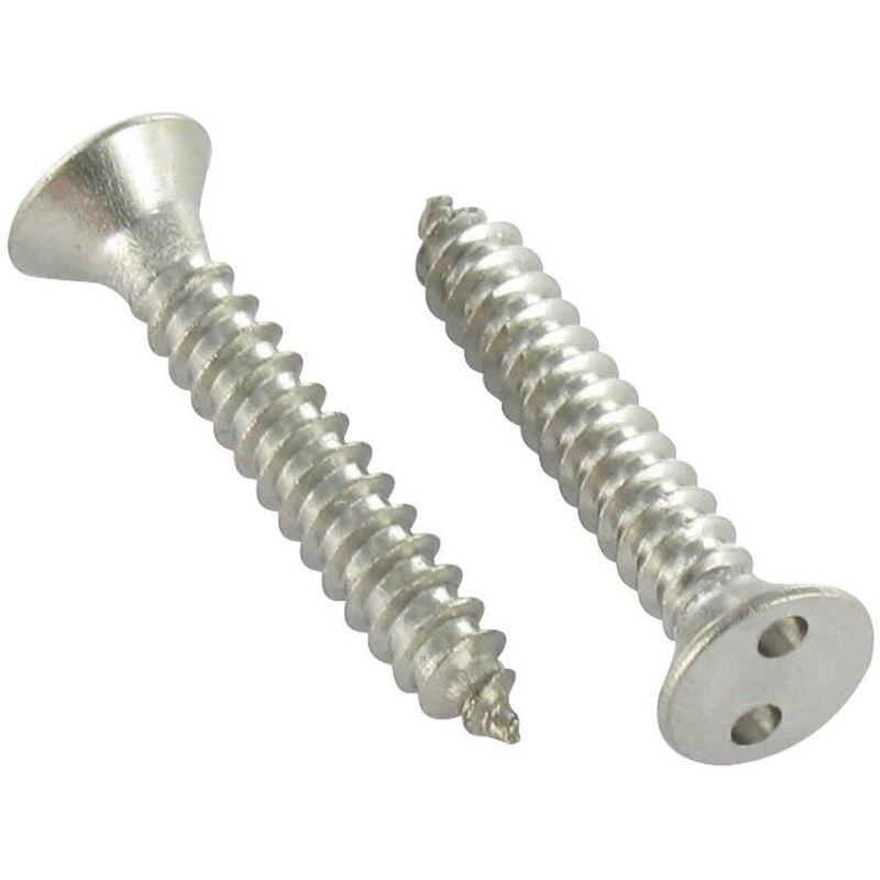 Vis tôle Inviolable Tête fraisée tf Snake eyes 3.5X19 Inox A2-100 pièces