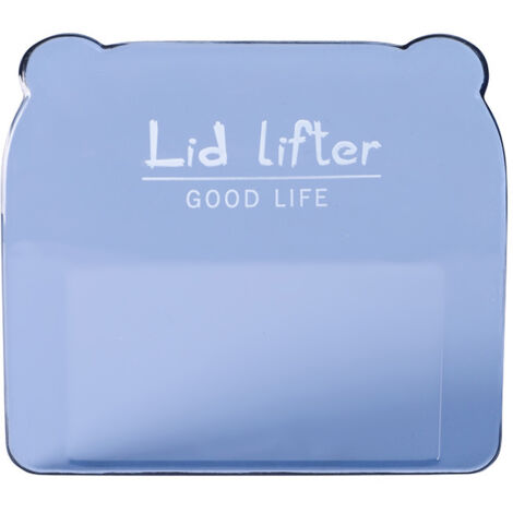 Poignée de siège de toilette d'hôtel de style nordique pour éviter tout contact avec le support（bleu）