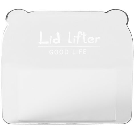 Poignée de siège de toilette d'hôtel de style nordique pour éviter tout contact avec le support（transparent）