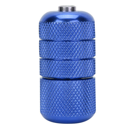 Poignée de Tatouage Professionnelle 25mm en Alliage d'Aluminium Bleu pour Machine à Tatouer