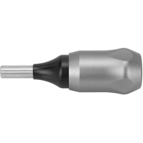 Poignée de Tatouage Professionnelle en Alliage d'Aluminium Léger - Manche pour Machine à Tatouer - Accessoire Tatoueur Gris