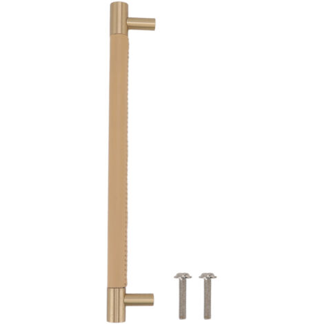 Poignée de tiroir en laiton vieilli 224 mm, style vintage luxe pour armoire et dressing, couleur beige sable.