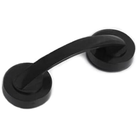 Poignée de tiroir et porte avec ventouse puissante pour réfrigérateur, salle de bain et cuisine - Noir Grande