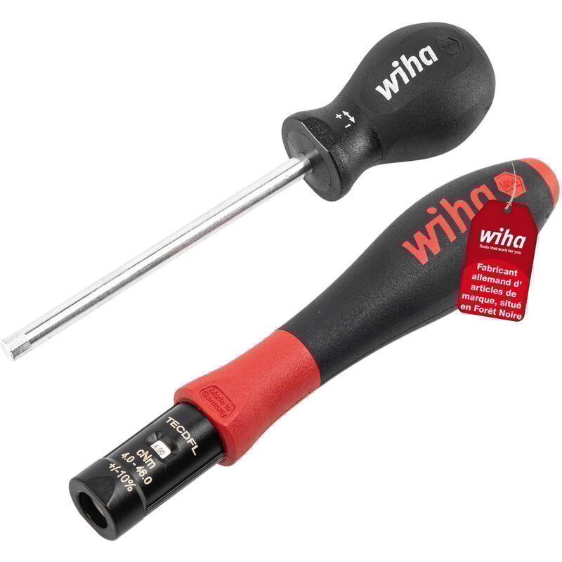 Tournevis dynamométrique TorqueVario®-S Couple limité à réglage variable 0.04 - 0.46 (36849) - Wiha