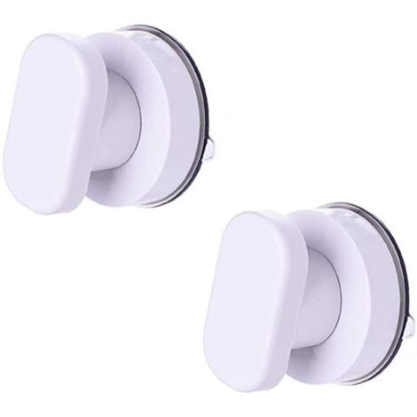Poignee de Traction Ventouse 2 Pièces Portable Bouton Ventouse avec Forte Ventouse pour Salle De Bains Placard Tiroir Verre Mo