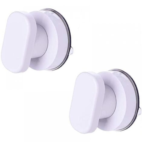 Poignee de Traction Ventouse 2 Pièces Portable Bouton Ventouse avec Forte Ventouse pour Salle De Bains Placard Tiroir Verre Mobilité Poignée Poignées