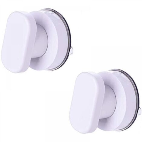 Poignee de Traction Ventouse 2 Pièces Portable Bouton Ventouse avec Forte Ventouse pour Salle De Bains Placard Tiroir Verre Mobilité Poignée Poignées