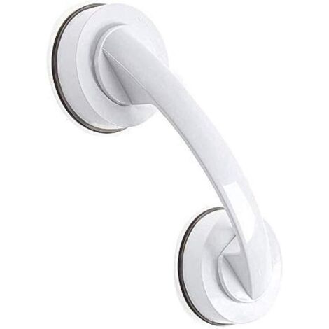Poignée de ventouse Super Power, Poignée d'aide Grip Extracteur de Main Courante pour la salle de bains, douche, Cabinet, Mini réfrigérateur (Blanc)