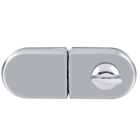 Poignée de verrouillage de porte en verre en acier inoxydable 10-12 mm pour salle de bain de maison ou d'hôtel-AquaForge