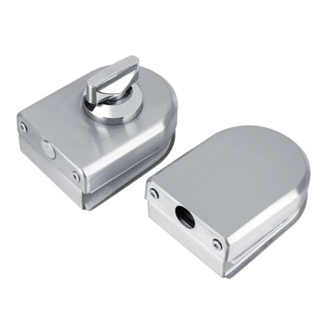 Poignée de verrouillage en acier inoxydable pour portes vitrées 10-12 mm KLB-AquaForge