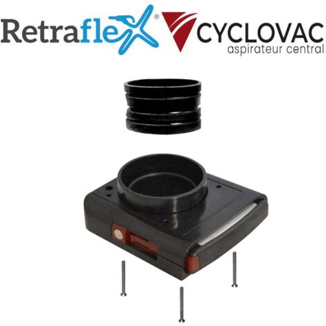 Poignée de verrouillage étanche avec joint en caoutchouc pour prise Retraflex – modèle ancienne génération,  Cyclovac ITRET023