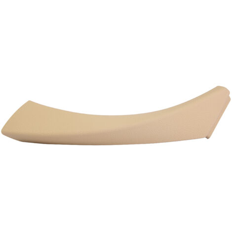 Poignée de voiture intérieure de porte droite, poignée de voiture 3 couleurs, panneau de porte intérieure, pour pièces de rechange BMW série 3 E90 / E91 pour passager(cream color)