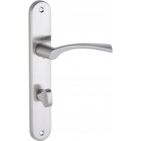 Poignée de WC NOA Satin 72 mm à plaque longue