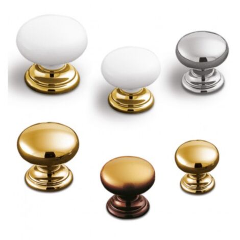 Poignée Dob 8471 - talla Doré brillant.  26mm. ⌀30mm.