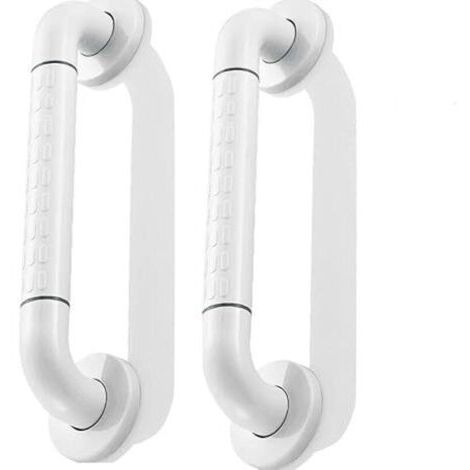 Poignée douche ventouse, Barre D'appui WC en acier Inoxydable avec Fluorescence, 40 cm