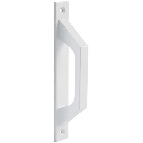 Poignée droite en aluminium en blanc pour portes coulissantes ou portes battantes de passage - 2002439mm blanc