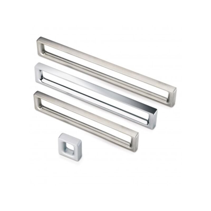 Estamp - Poignée Dual 7691 - talla Chromé brillant. 201x10x26mm. Entraxe 192mm.