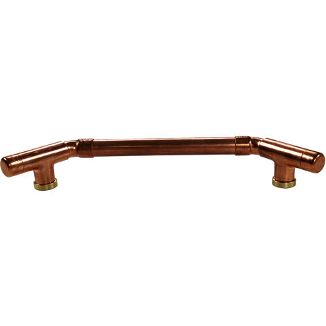 Poignée élégante en Cuivre - Entraxe 160 mm - Ø12 - Arcanaute