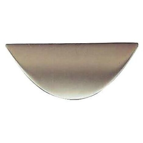 Poignée Elipse entraxe 32 mm zamak nickelé mat aspect inox - CADAP