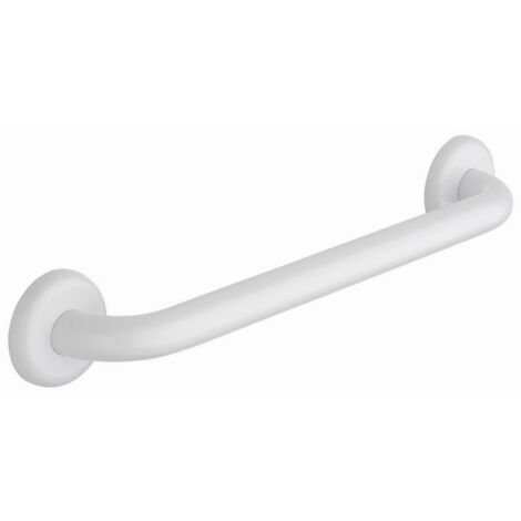 POIGNEE EN ACIER BLANC 45 cm